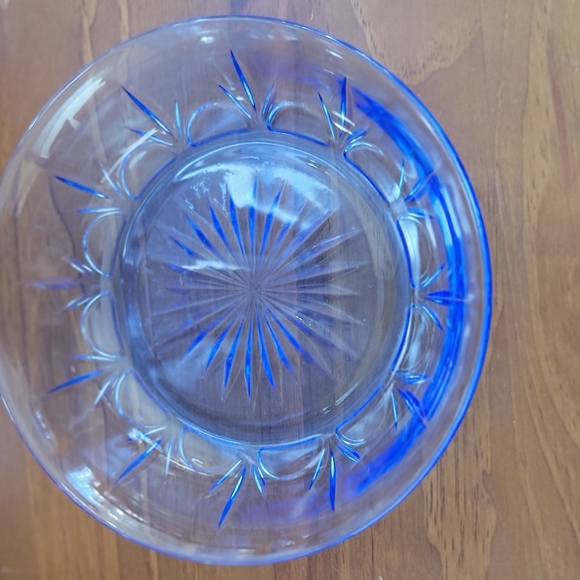 Vintage Avon & Pyrex Cobalt Blue Glass Dinnerware Set - Picture 12 of 16
